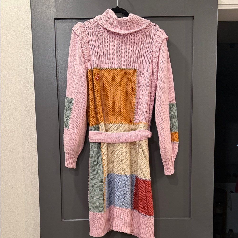 LoveShackFancy Colorful Patchwork Cardigan - Picture 4 of 7